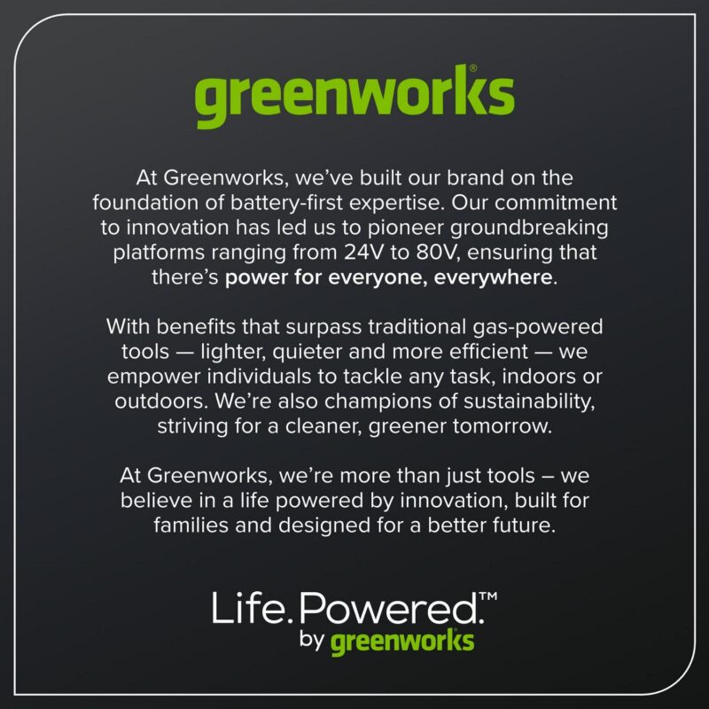 Greenworks 60V 5.0 Ah HC Battery 1807502 - Image 12