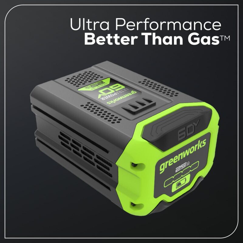 Greenworks 60 Volt 2.5Ah Battery 1807202 - Image 4