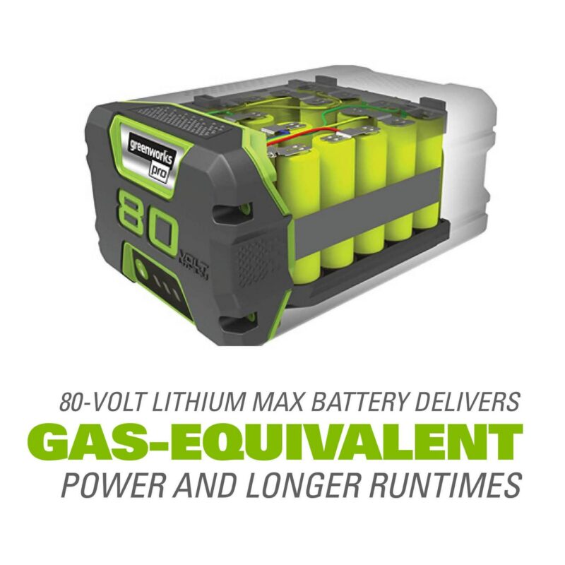 Greenworks 80V 610 CFM Brushless Backpack Blower with 2.5 Ah Battery and Charger 2404802 - Image 9