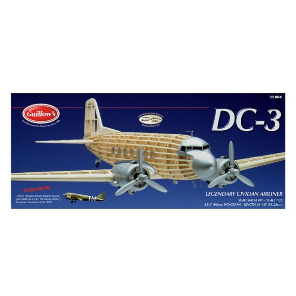 Guillow's 1:32 Douglas DC-3 Model Kit