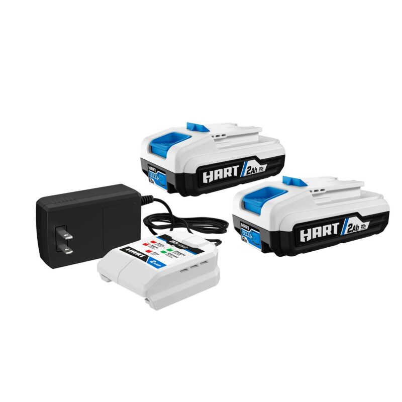 HART 20V (2) 2Ah Battery and Charger Kit - Image 2