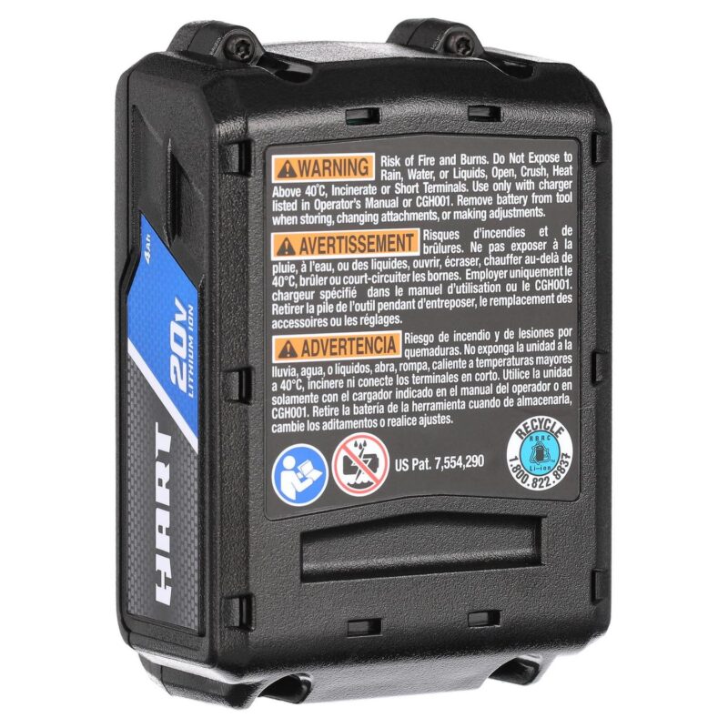HART 20V Lithium-Ion 4.0Ah Battery (Charger Not Included) - Image 5