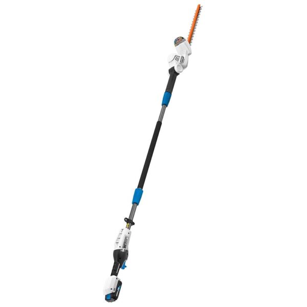 HART 20V Pole Hedge Trimmer Kit, (1) 2.0 Ah Lithium-Ion Battery