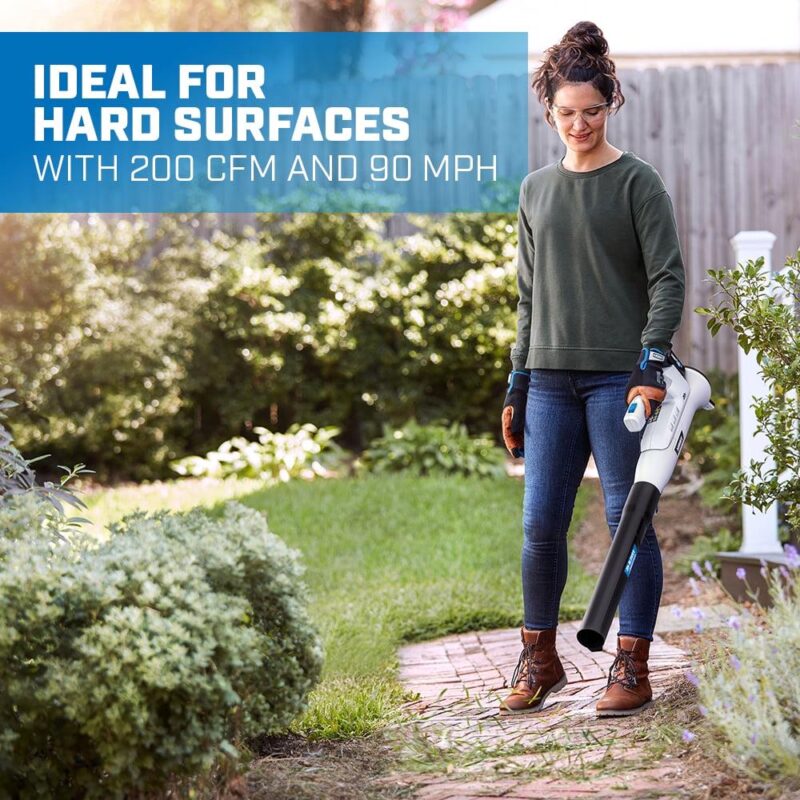 HART 20-Volt 10-inch String Trimmer/Bazooka Leaf Blower Combo Kit, (1) 2.0Ah Lithium-Ion Battery - Image 13