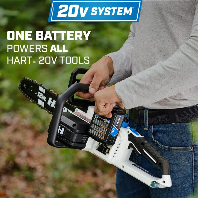 HART 20-Volt 12-Inch Cordless Chainsaw (Battery Not Included) - Image 3