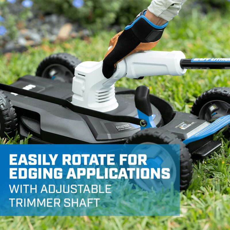 HART 20-Volt 12-inch Cordless Trim Mower Kit, (1) 4.0Ah Lithium-Ion Battery - Image 4