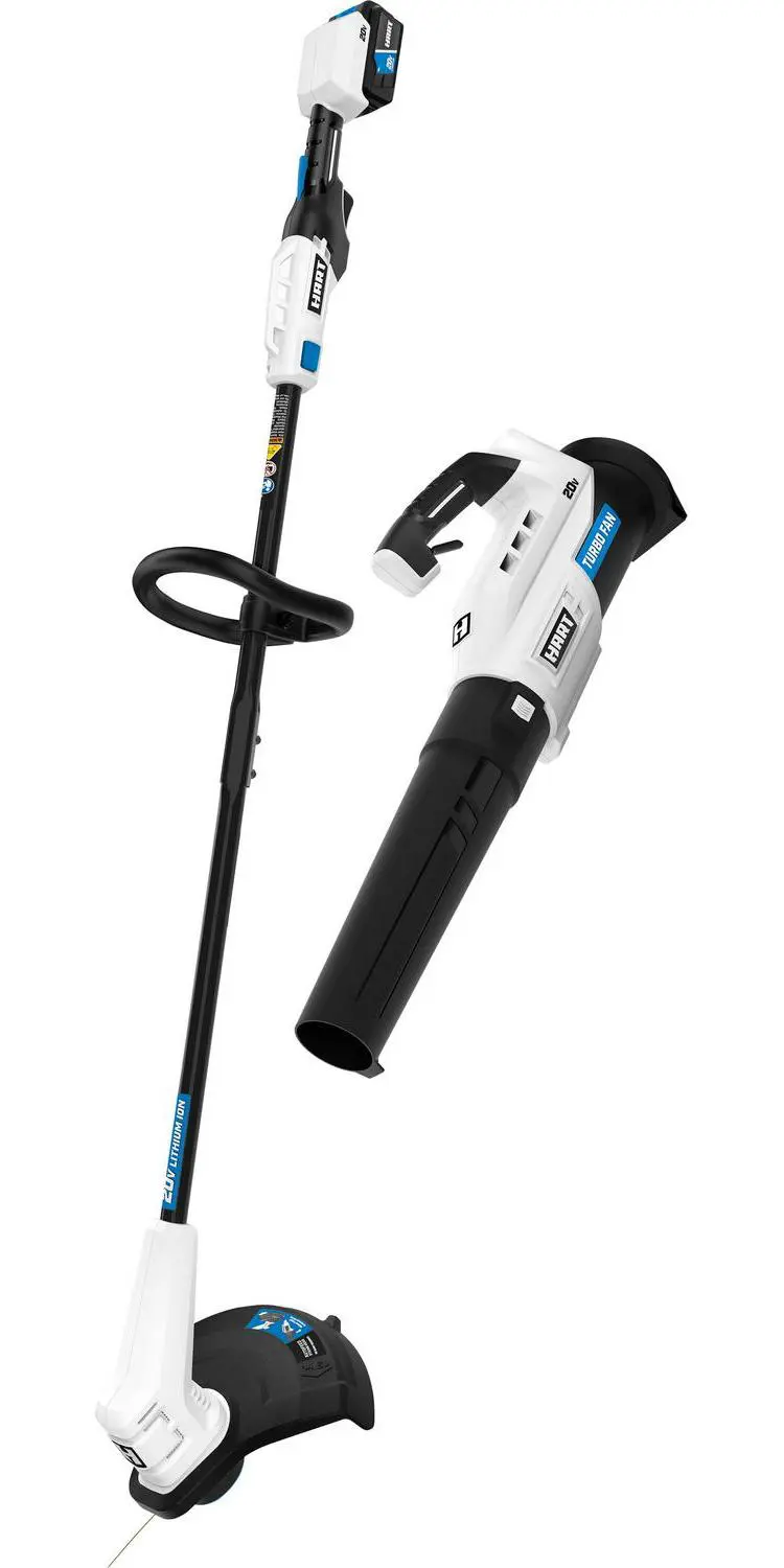 HART 20 Volt 13 Cordless Trimmer and Blower Combo Kit 1 HART 20 Volt 13  Cordless Trimmer and Blower Combo Kit