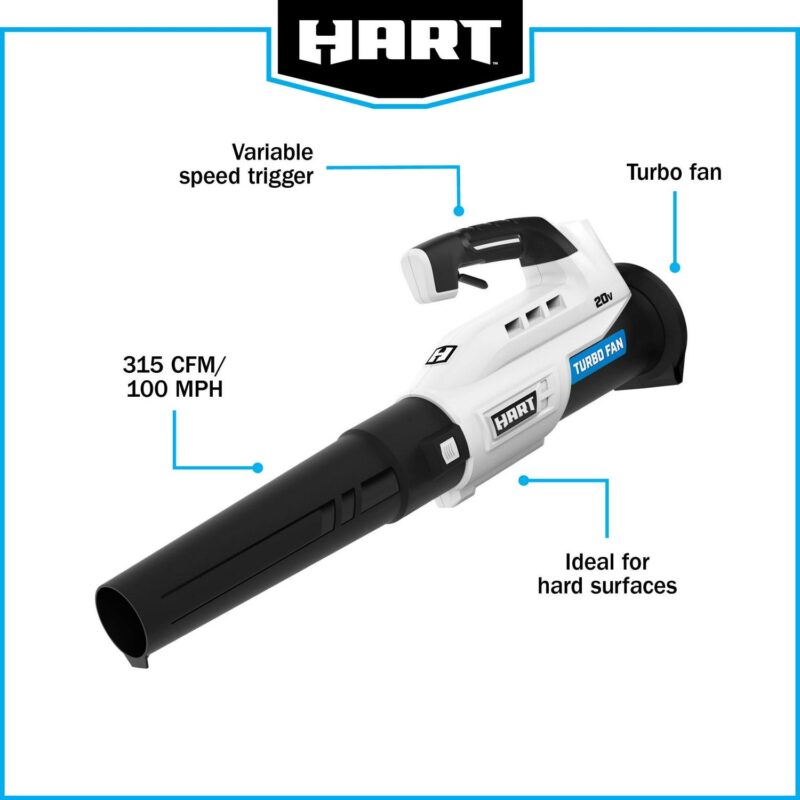 HART 20 Volt 13  Cordless Trimmer and Blower Combo Kit - Image 5