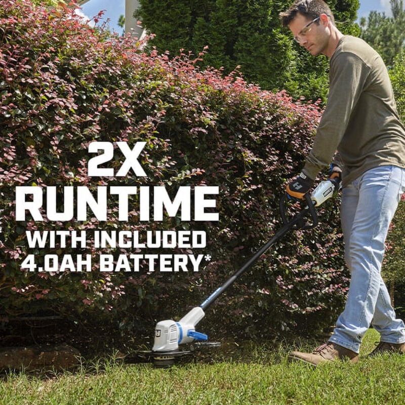 HART 20-Volt 13-inch String Trimmer/Edger (1) 20-Volt 4.0Ah Lithium-Ion Battery - Image 12