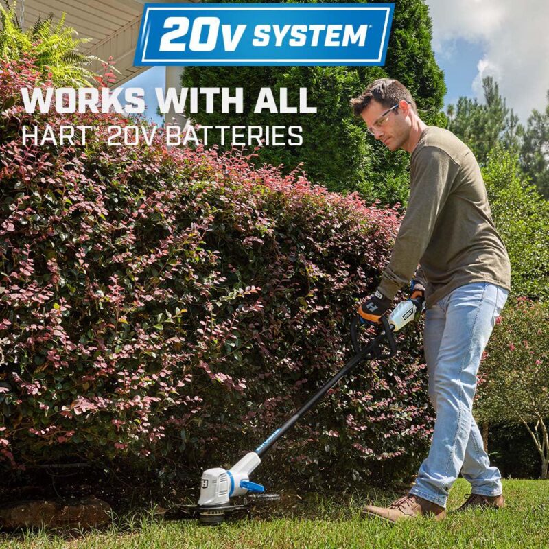 HART 20-Volt 13-inch String Trimmer/Edger (1) 20-Volt 4.0Ah Lithium-Ion Battery - Image 4