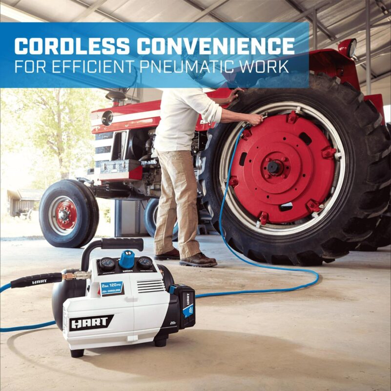 HART 20-Volt 2-Gallon Compressor (Battery Not Included) - Image 3