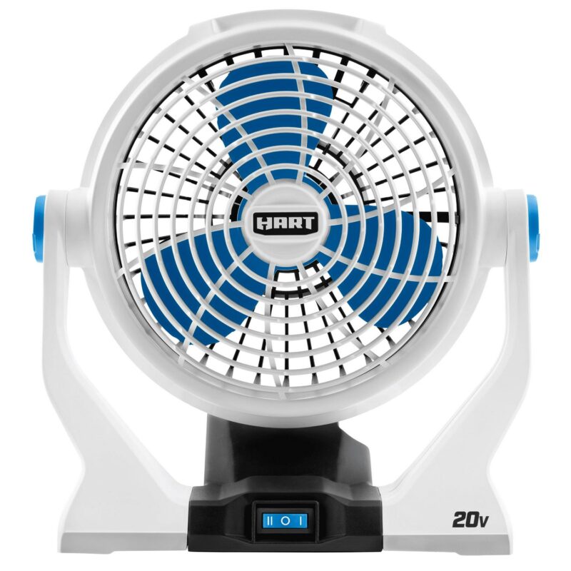 HART 20-Volt 2-Pack 4Ah and Charger Starter Kit and 7.5-inch Fan Bundle - Image 2