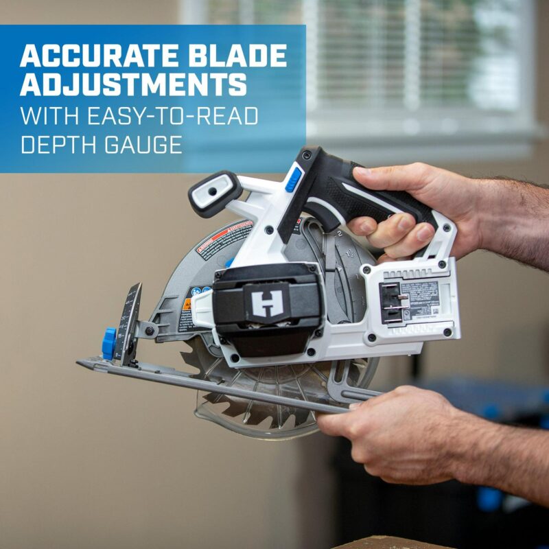 HART 20-Volt 7-1/4-inch Brushless Circular Saw (Battery Not Included) - Image 7
