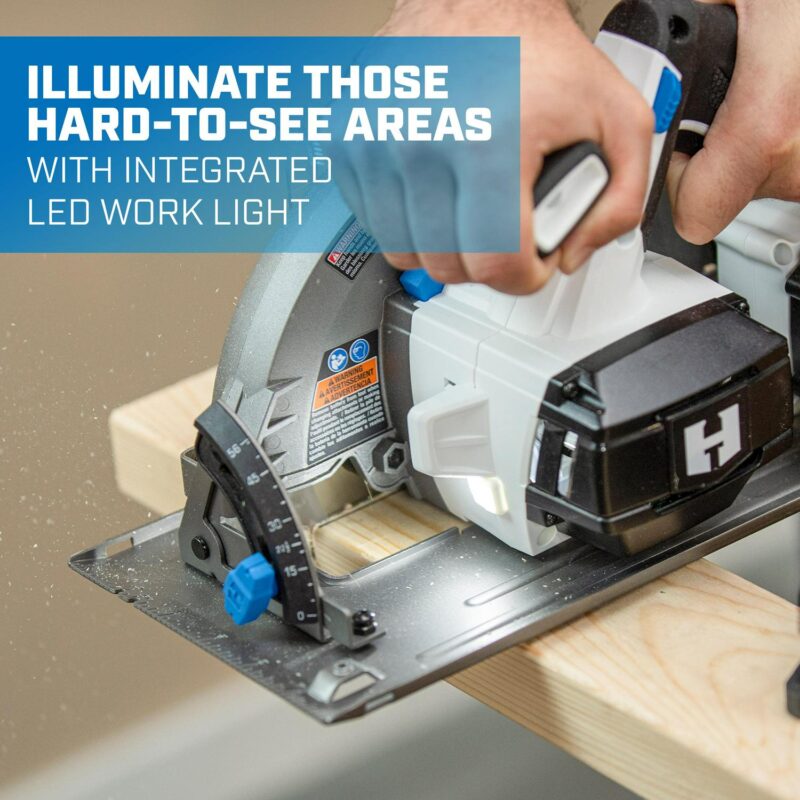 HART 20-Volt 7-1/4-inch Brushless Circular Saw (Battery Not Included) - Image 8