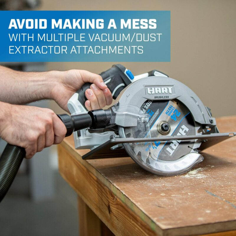 HART 20-Volt 7-1/4-inch Brushless Circular Saw (Battery Not Included) - Image 9