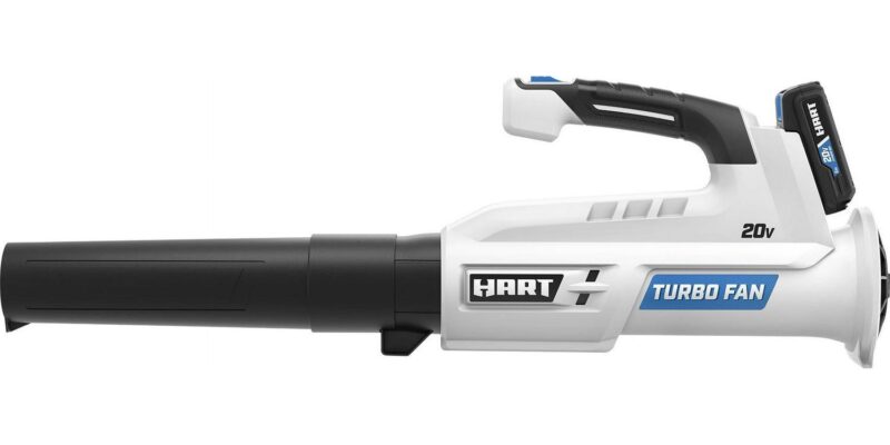 HART 20-Volt 90 mph at 250 CFM Battery-Powered Axial Blower Kit, (1) 2.0Ah Lithium-Ion Battery