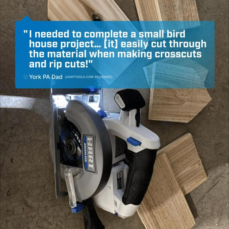 HART 20-Volt Brushless 5-1/2-inch Compact Battery-Powered Circular Saw (Battery Not Included) New Condition - Image 8