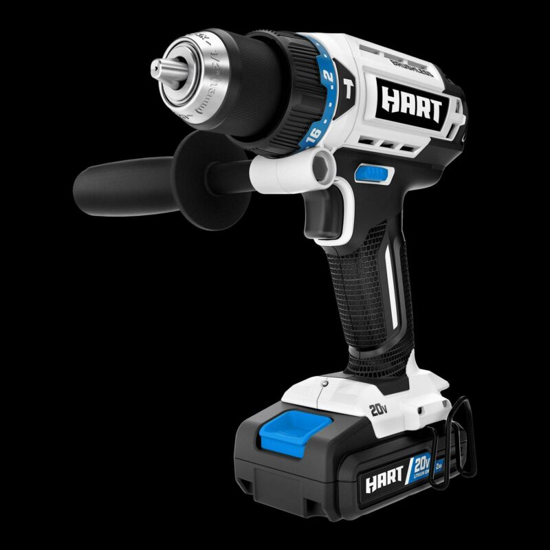 HART 20-Volt Brushless 1/2  Hammer Drill Kit