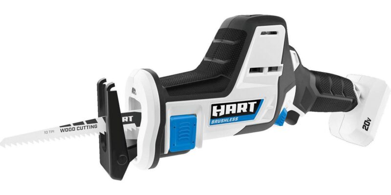 HART 20-Volt Brushless One-Handed Battery-Powered Reciprocating Saw (Battery Not Included)