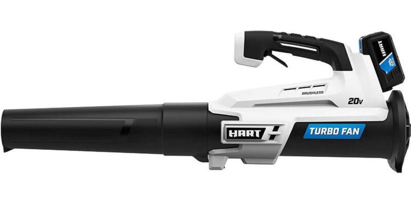 HART 20-Volt Brushless 110 mph at 350 CFM Turbo Fan Blower Kit, (1) 4.0Ah Lithium-Ion Battery - Image 2