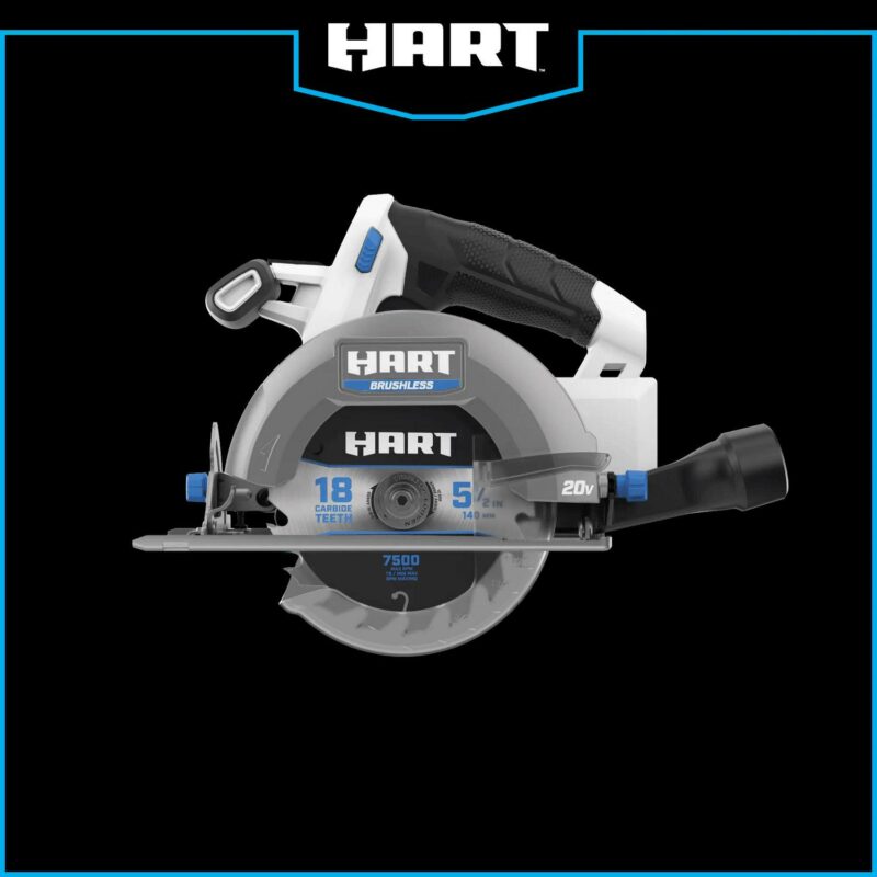 HART 20-Volt Brushless 5-1/2-inch Compact Battery-Powered Circular Saw (Battery Not Included) New Condition - Image 7
