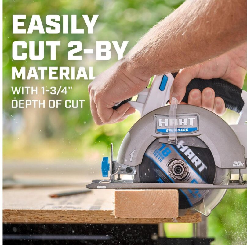 HART 20-Volt Brushless 5-1/2-inch Compact Battery-Powered Circular Saw (Battery Not Included) New Condition - Image 2
