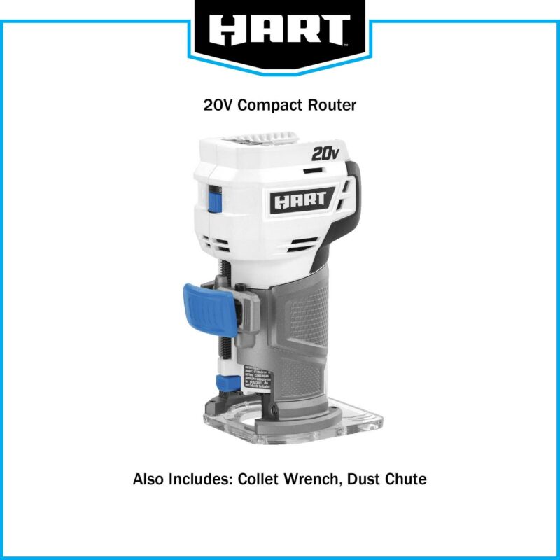 HART 20-Volt Cordless Trim Router (Battery Not Included) - Image 9