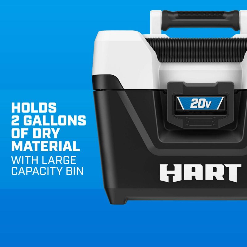 HART 20-Volt Cordless 2-Gallon Wet/Dry Vac (Battery Not Included) - Image 3