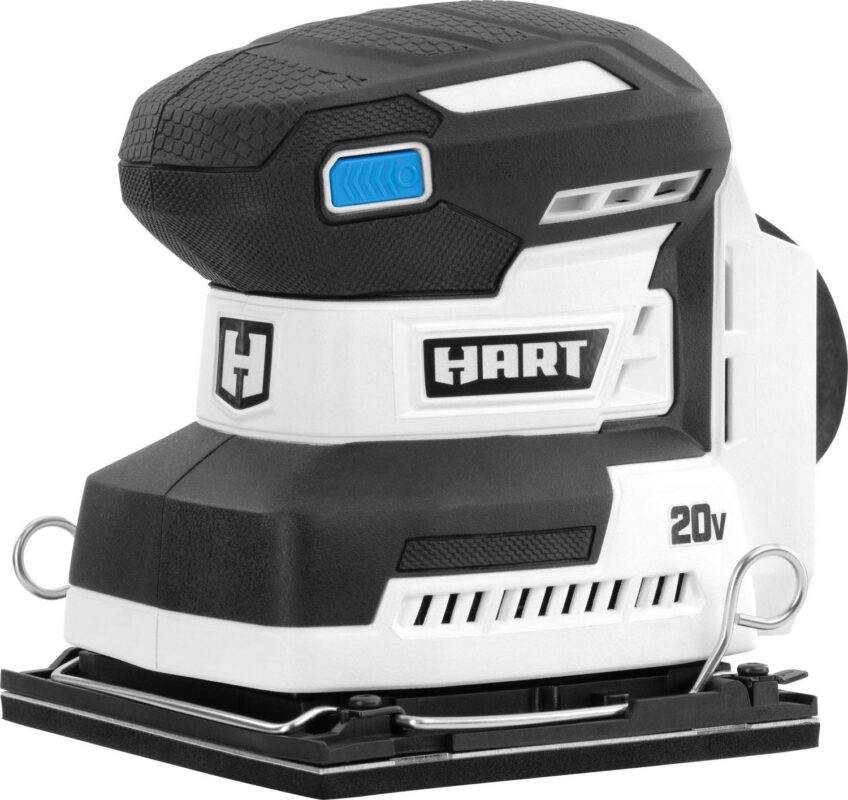 HART 20-Volt Cordless 1/4 Sheet Sander and Dust Bag (Battery Not Included) New Condition