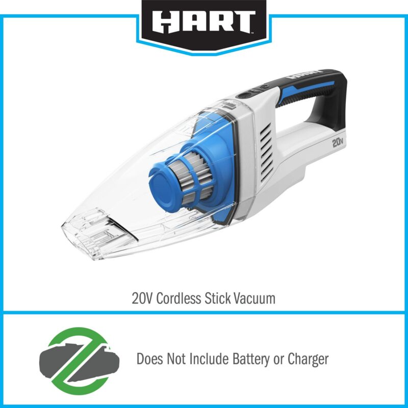 HART 20-Volt Cordless Hand Vacuum, (Battery Not Included) - Image 2