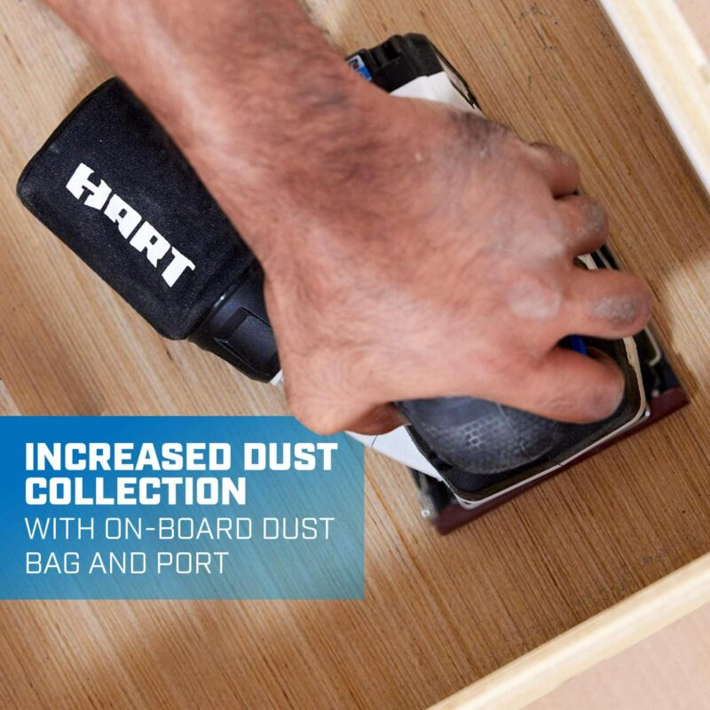 HART 20-Volt Cordless 1/4 Sheet Sander and Dust Bag (Battery Not Included) New Condition - Image 8