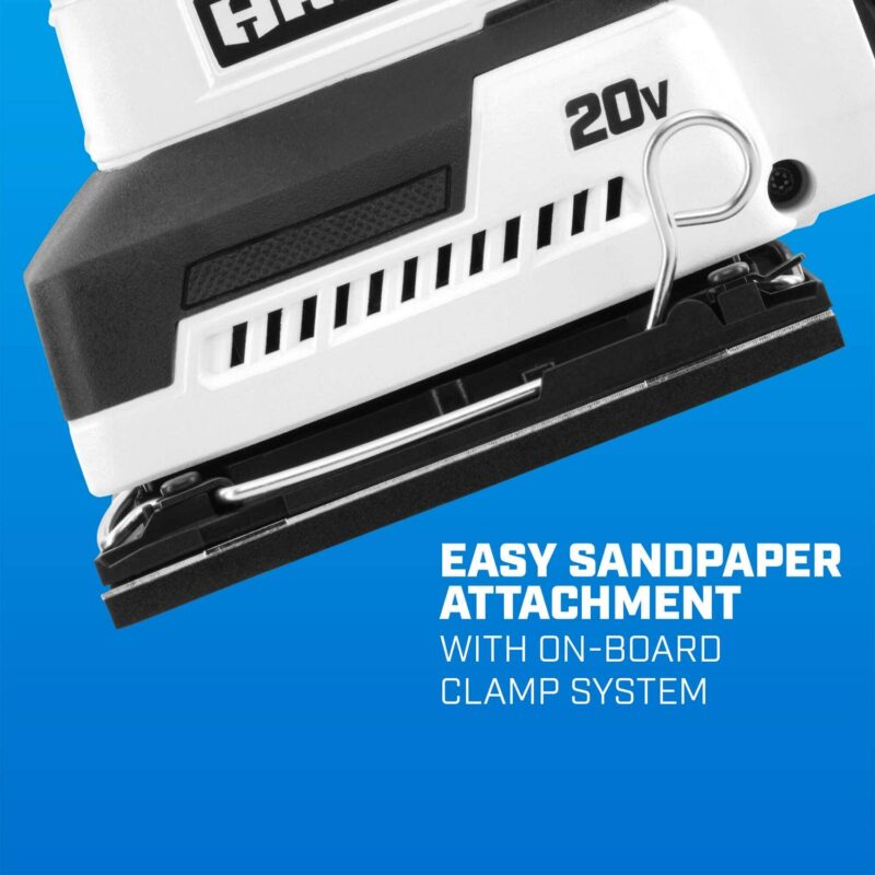 HART 20-Volt Cordless 1/4 Sheet Sander and Dust Bag (Battery Not Included) New Condition - Image 9