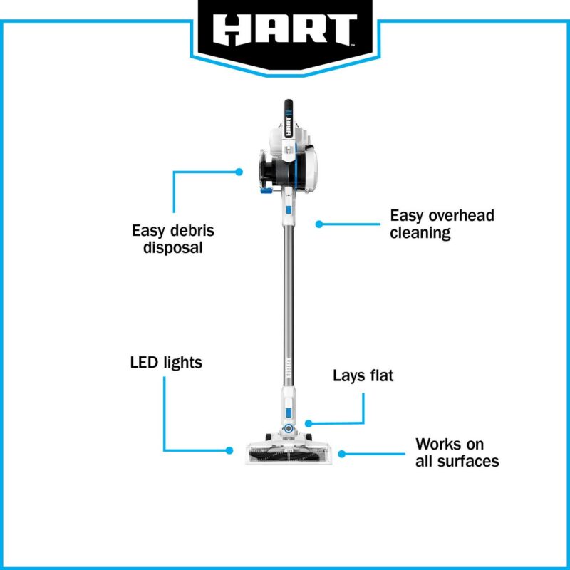 HART 20-Volt Cordless Stick Vacuum (Battery Not Included) - Image 10