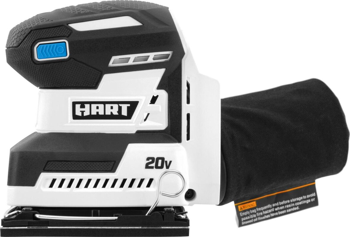 HART 20-Volt Cordless 1/4 Sheet Sander and Dust Bag (Battery Not Included) New Condition - Image 5