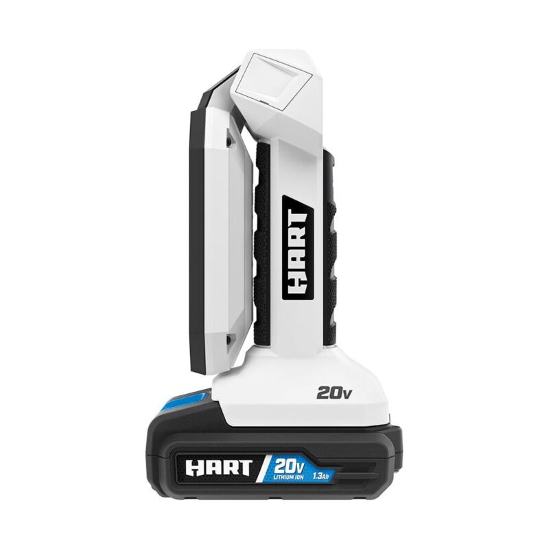 HART 20-Volt LED Folding Project Light Kit, 850 Lumens, (1) 1.5Ah Lithium-Ion Battery - Image 5