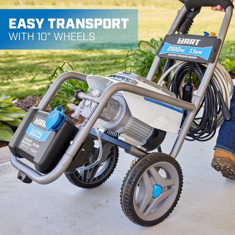 HART 2500 PSI at 1.1 GPM Brushless Electric Pressure Washer - Image 2