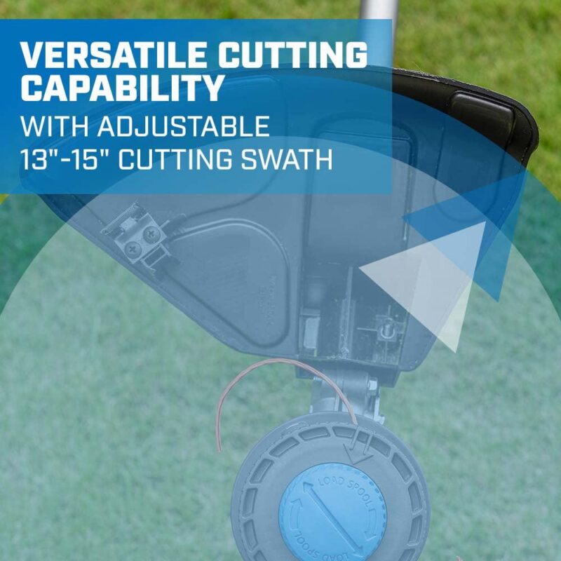HART 40V Brushless 15-inch String Trimmer and 600 CFM Blower Kit - Image 7