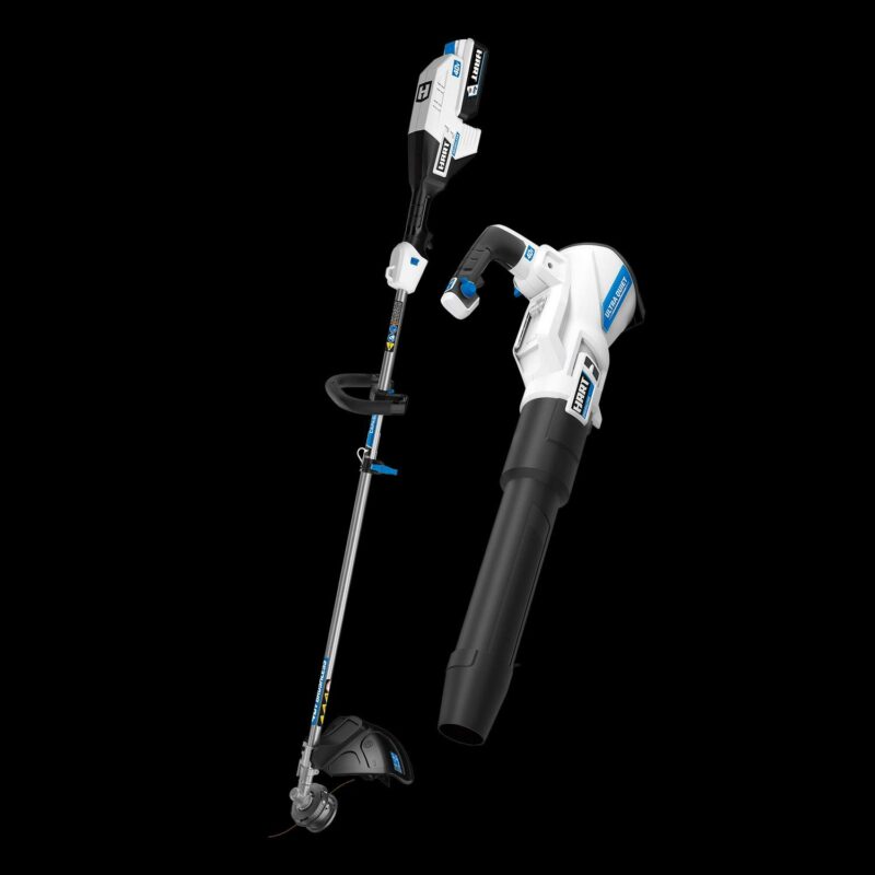 HART 40V Brushless 15-inch String Trimmer and 600 CFM Blower Kit