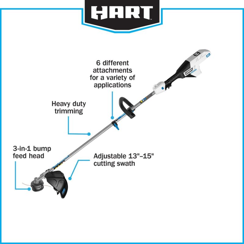 HART 40V Brushless 15-inch String Trimmer and 600 CFM Blower Kit - Image 11