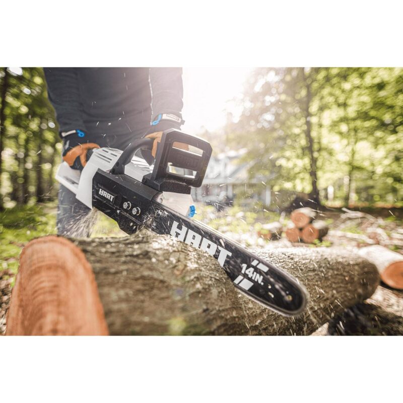 HART 40V Cordless Brushless 14 inch Chainsaw Kit (1) 4.0Ah Lithium-Ion Battery - Image 7