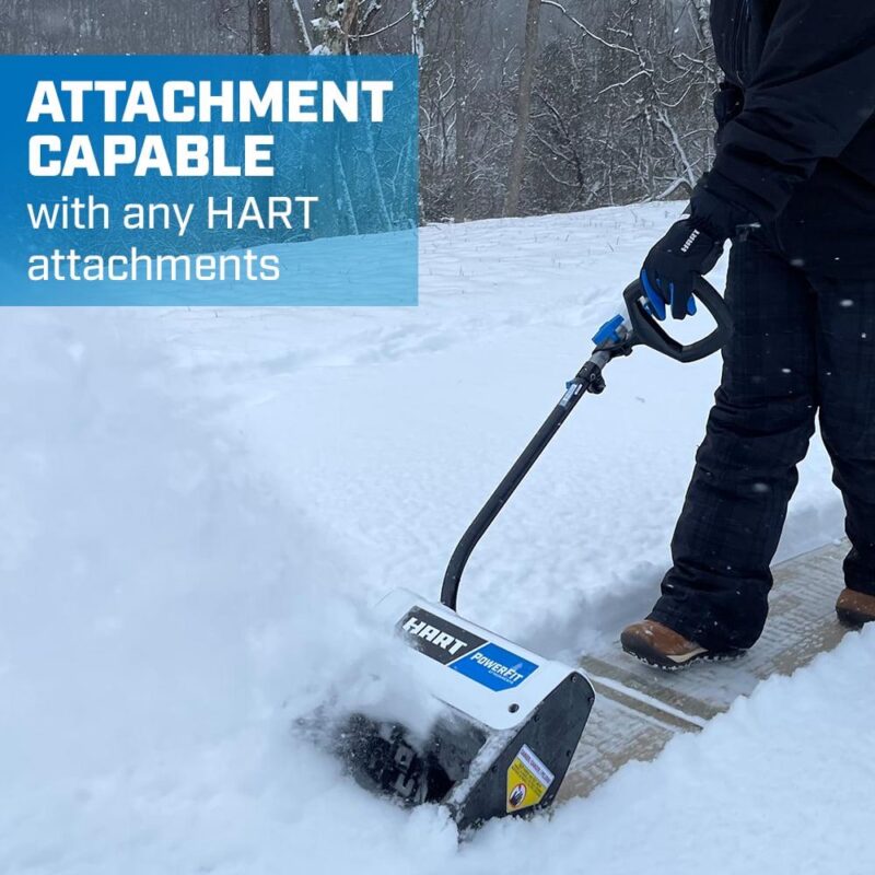 HART 40-Volt 12-inch Single Stage Battery-Powered Snow Shovel Kit, (1) 4.0Ah Lithium-Ion Battery - Image 5