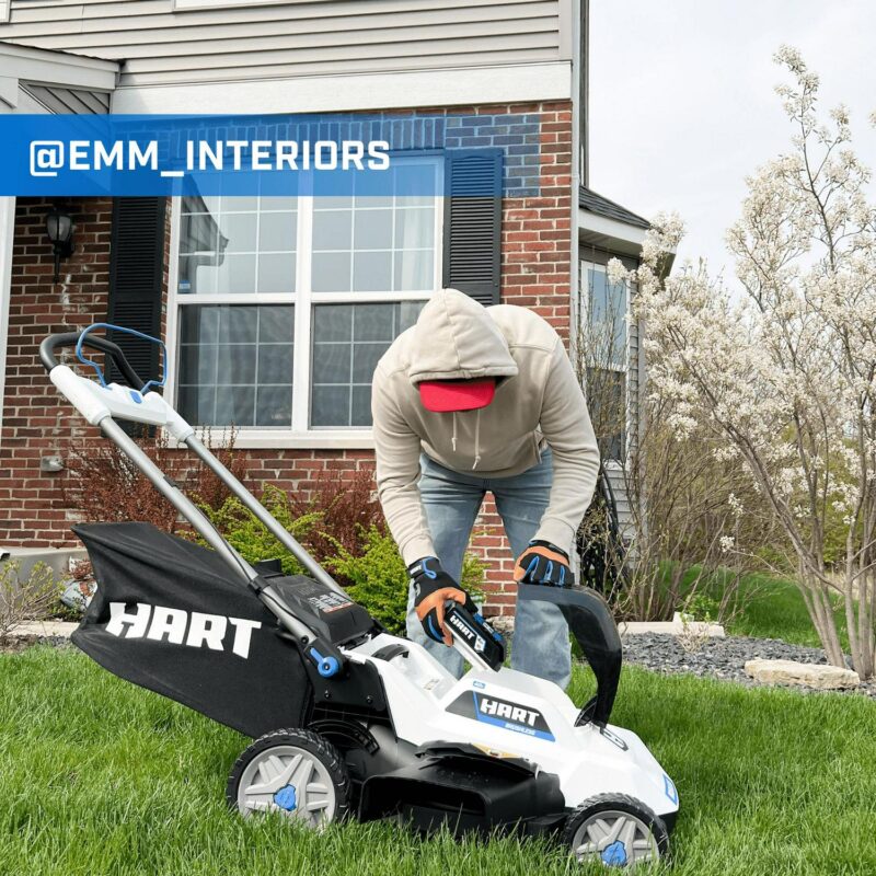 HART 40-Volt 20-inch Cordless Brushless Push Mower Kit, (1) 6.0Ah Lithium-Ion Battery - Image 14