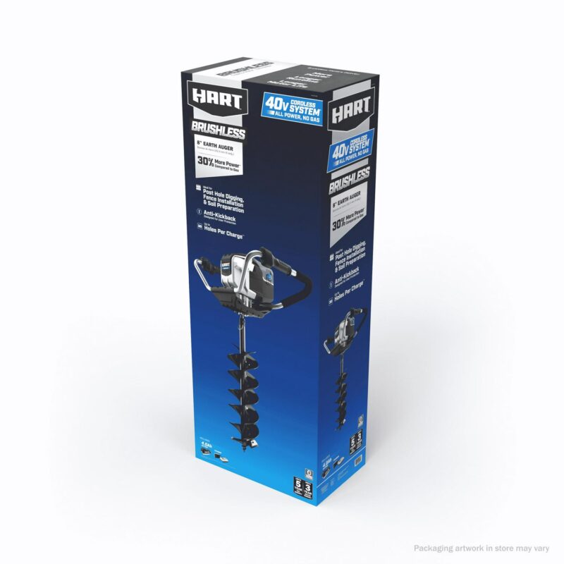 HART 40-Volt Brushless Auger (1) 4.0 Ah Lithium-Ion Battery - Image 2