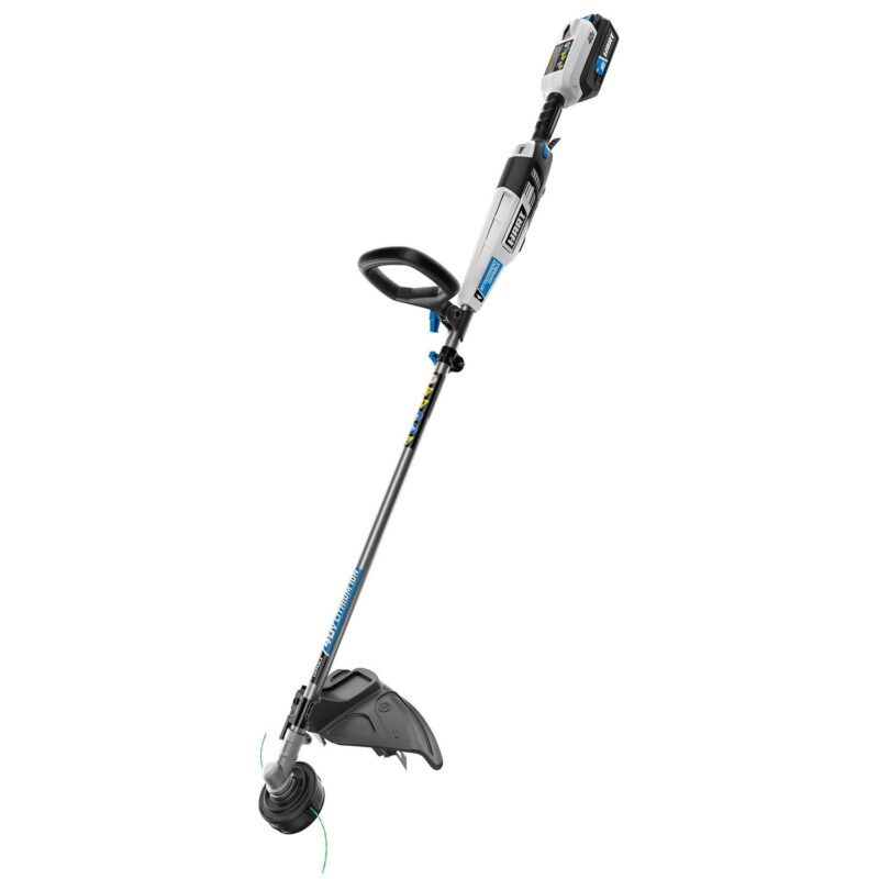 HART 40-Volt Cordless Attachment Capable 15-inch String Trimmer Kit, (1) 4.0Ah Lithium-Ion Battery