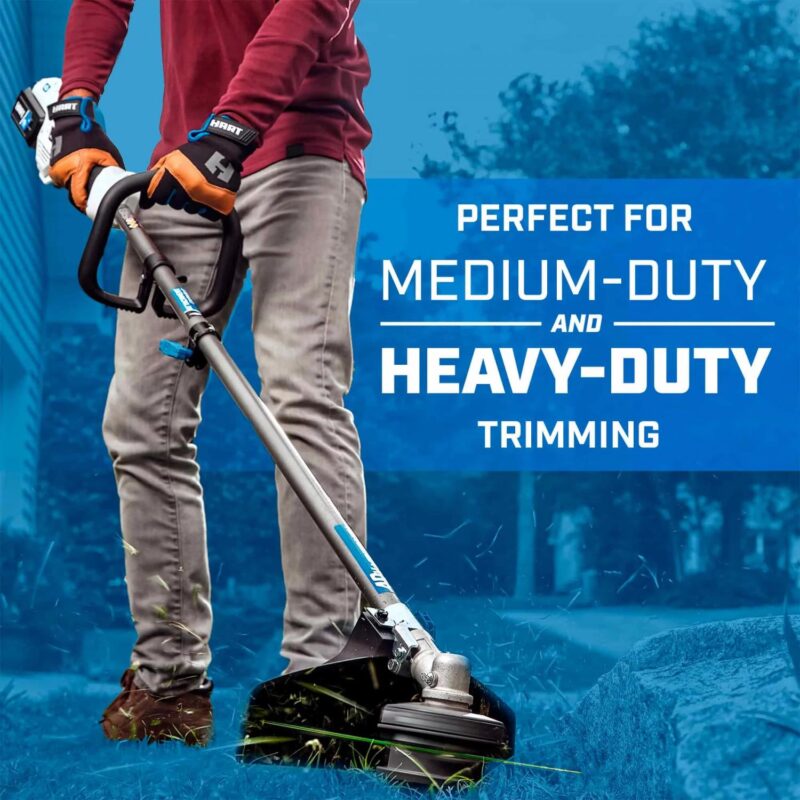 HART 40-Volt Cordless Attachment Capable 15-inch String Trimmer Kit, (1) 4.0Ah Lithium-Ion Battery - Image 9