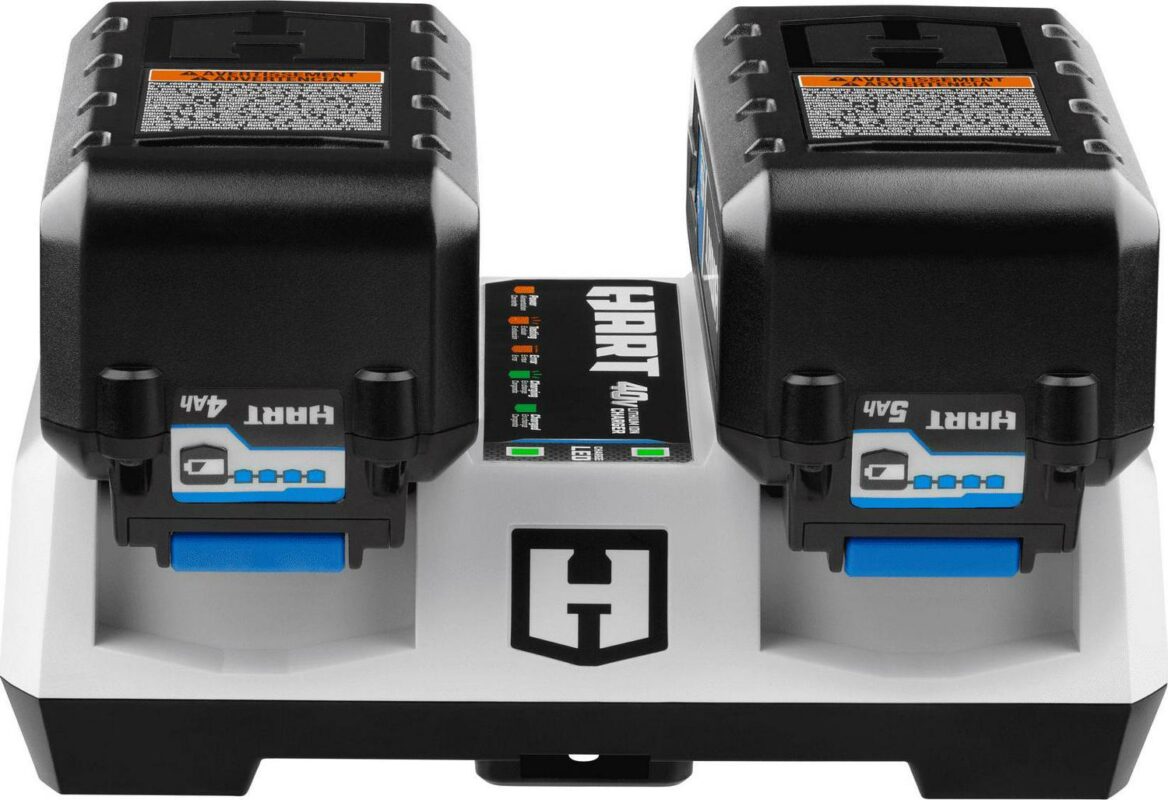 HART 40-Volt Dual Port Fast Charger for HART 40V Batteries
