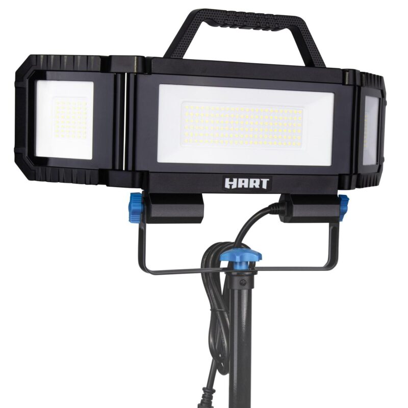 HART Multi-Directional LED 3-Head 7000 Lumen Work Light with Tripod, Adjustable, 7000 Lumens - Image 16