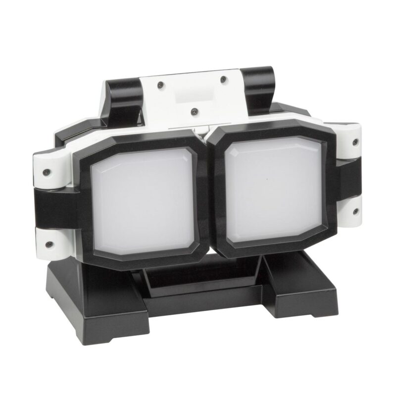HART Portable 4-Panel Plug-in LED Work Light, Adjustable, Foldable, Black, 10,000 Lumens - Image 5