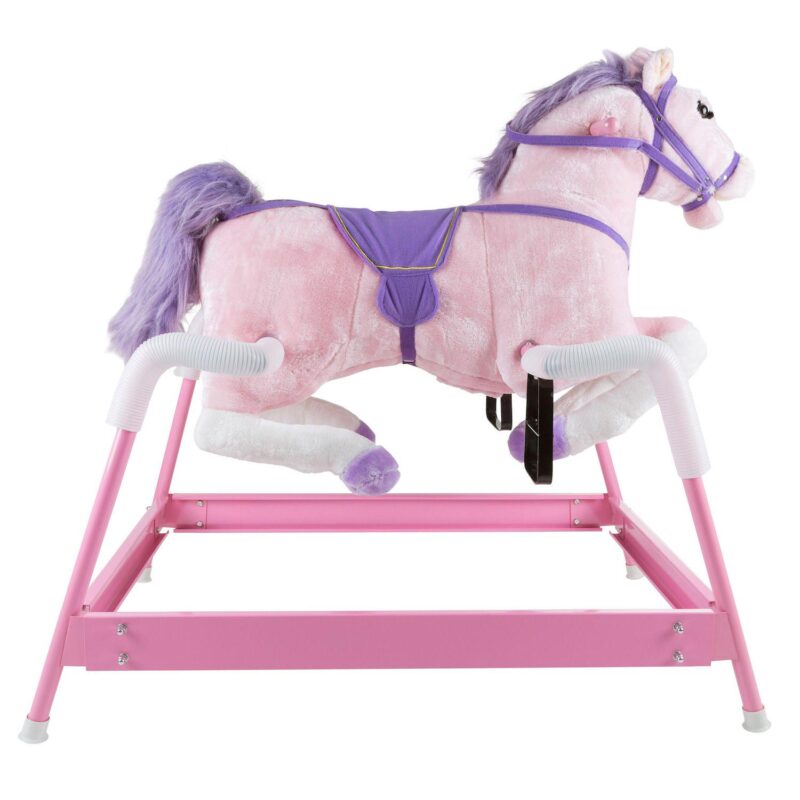 Happy Trails Pink Spring Rocking Horse Ride-On - Image 2