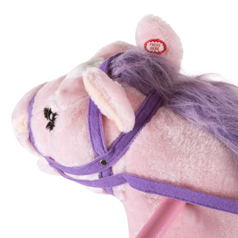 Happy Trails Pink Spring Rocking Horse Ride-On - Image 4